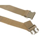 Pásek taktický 8FIELDS MOLLE Combat Belt XXL 124cm - černý