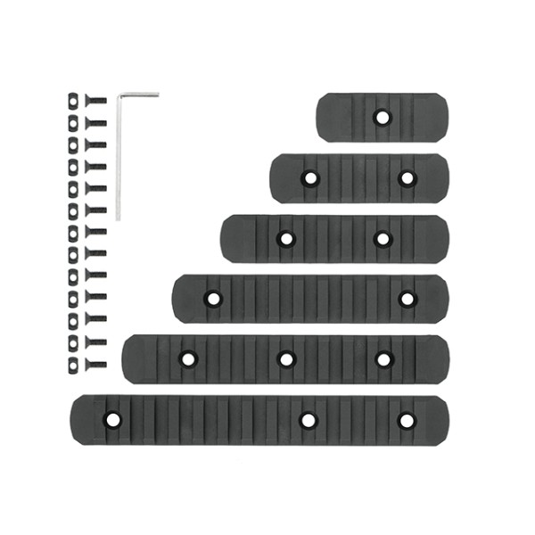 Set polymerových montáží RIS MP Rail Set - černý