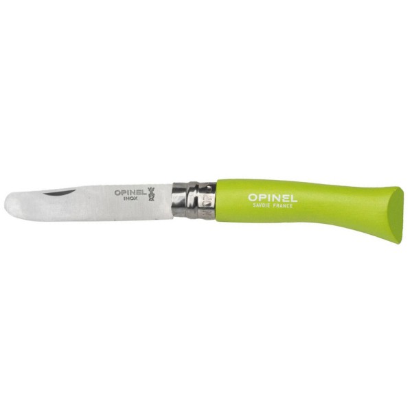 Nůž zavírací OPINEL No.07 VRI My First - apple green