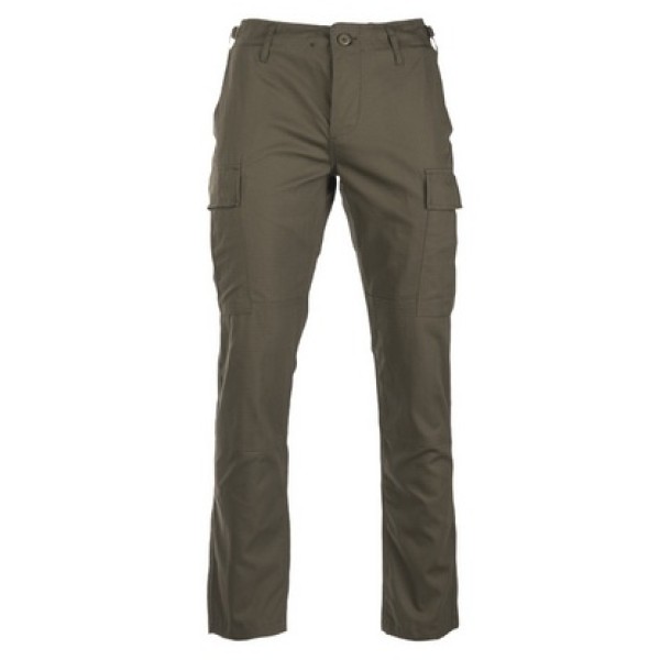 Kalhoty TEESAR US BDU RIP/STOP slim fit - olivové