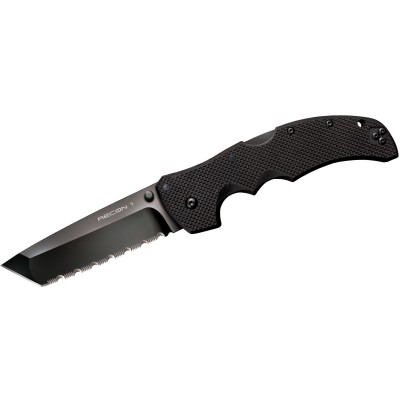 Nůž zavírací taktický COLD STEEL Recon 1 Tanto Serrated 27TLCTS - černý