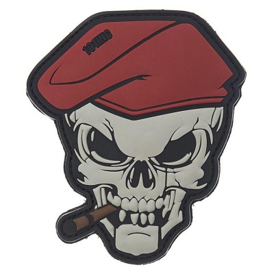 Patch Skull 3D - černý