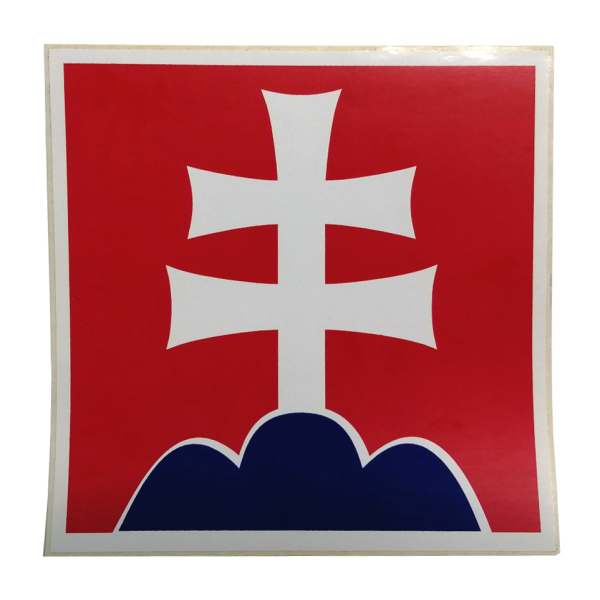 Nálepka Český znak, čtverec - 150x150mm