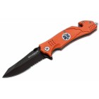 Nůž zavírací záchranářský MAGNUM 01 LL 472 EMS Rescue - oranžový