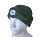 Čepice zimní s LED svítilnou STREND PRO - camo