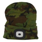Čepice zimní s LED svítilnou STREND PRO - camo