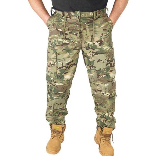 Kalhoty ACU maskáčové RIP/STOP - multicam