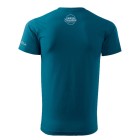 Triko CARPATIAN pánské s vyšívaným motivem - petrol blue