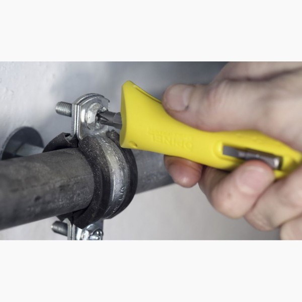 Nůž zavírací multifunkční OPINEL No.09 DIY, blistr - žlutý