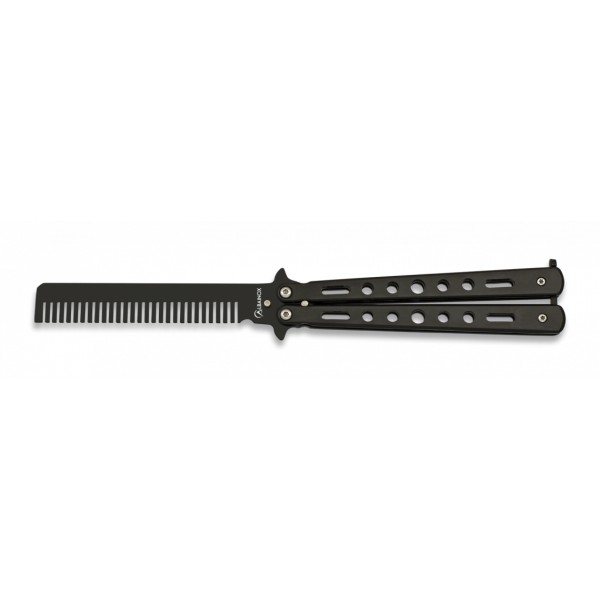 Nož zavírací tréninkový motýlek ALBAINOX MA 02155 Butterfly Comb - černý