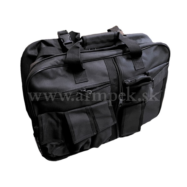 Taška taktická MIL-TEC Cargo, s popruhy - černá