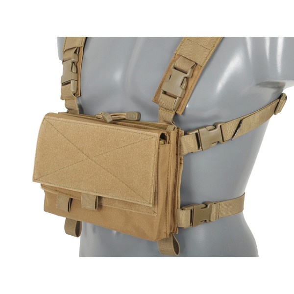 Nosič taktický hrudní 8FIELDS Hybrid Chest Rig - coyote tan