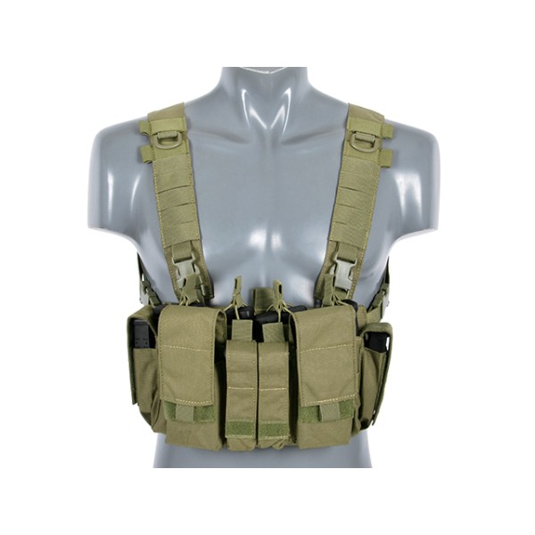 Nosič taktický hrudní 8FIELDS Chest Rig - olivový