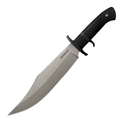 Nůž taktický s pevnou čepelí COLD STEEL Marauder AUS-8A Stone Wash 39LSWBA - černý
