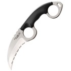 Nůž závěsný COLD STEEL Double Agent I Serrated CS39FKS, zoubkovaný - černý