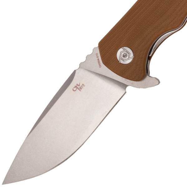 Nůž zavírací taktický CH KNIVES 3504 G10 BN - hnědý