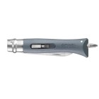 Nůž zavírací multifunkční OPINEL No.09 DIY - šedý