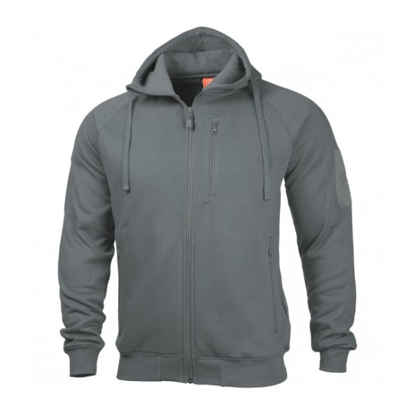 Mikina taktická PENTAGON Leonidas 2.0 s kapucí - wolf grey
