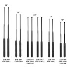 Teleskopický obušek ESP 21 palců (53 cm) s BH-54 kalený - černý