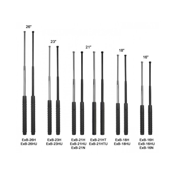 Teleskopický obušek ESP 21 palců (53 cm) nekalený - černý