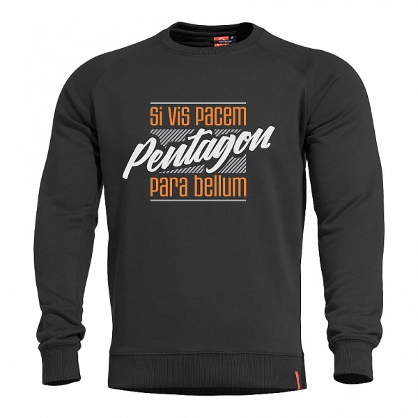 Mikina PENTAGON Hawk Para Bellum Sweater - černá