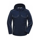 Bunda nepromokavá zimní VEP MSP softshell - navy modrá