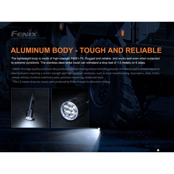 Svítilna ruční taktická FENIX LR35R 10 000 lumenů
