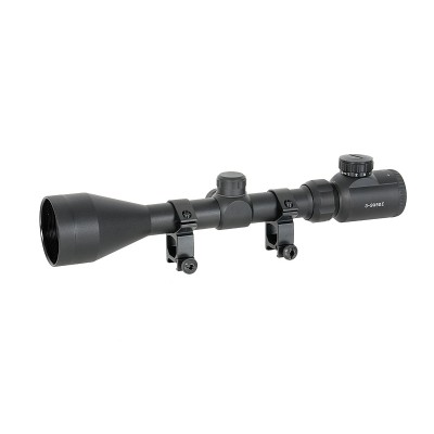 Puškohled PCS 3-9x50E podsvícený, se zvýšenou montáží 22mm - černý