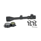 Puškohled PCS 3-9x50E podsvícený, se zvýšenou montáží 22mm - černý