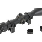 Puškohled PCS 3-9x50E podsvícený, se zvýšenou montáží 22mm - černý