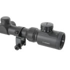 Puškohled PCS 3-9x50E podsvícený, se zvýšenou montáží 22mm - černý