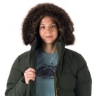 Bunda zateplená NORTHFINDER Meel dámská - dark green