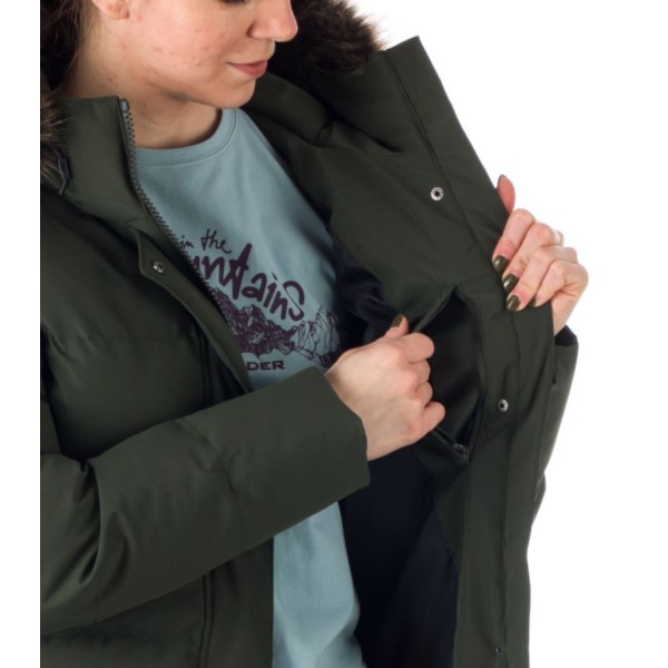 Bunda zateplená NORTHFINDER Meel dámská - dark green