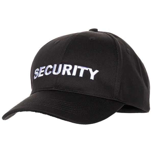 Kšiltovka baseball SECURITY MFH 10280 - černá