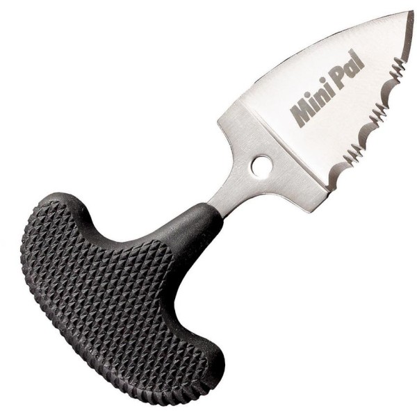 Nůž tlačný s pevnou čepelí COLD STEEL Mini Pal CS43NSK - stříbrný