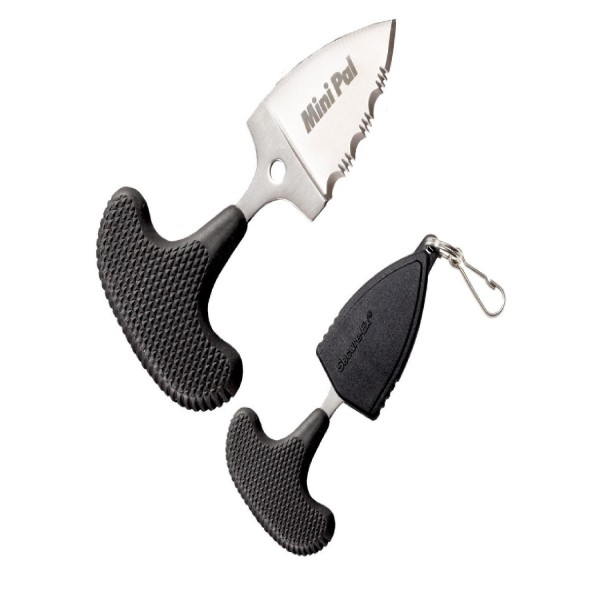 Nůž tlačný s pevnou čepelí COLD STEEL Mini Pal CS43NSK - stříbrný