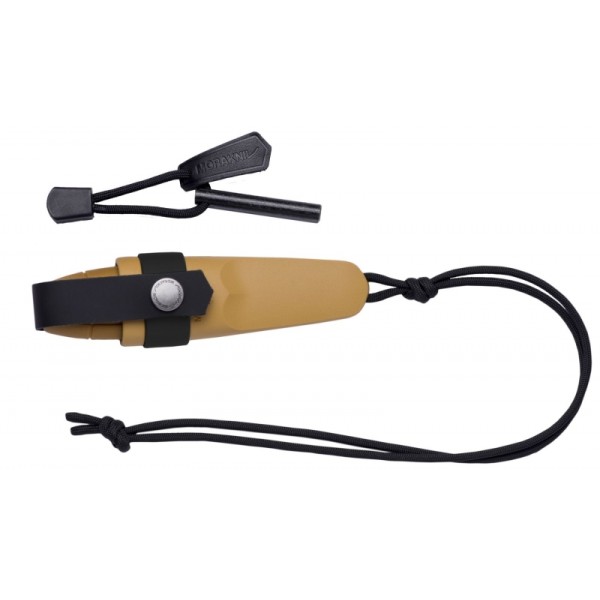 Nůž outdoorový s pevnou čepelí MORAKNIV Eldris Neck Knife Kit Stainless Steel - žlutý