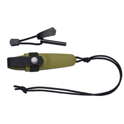 Nůž outdoorový s pevnou čepelí MORAKNIV Eldris Neck Knife Kit Stainless Steel - zelený