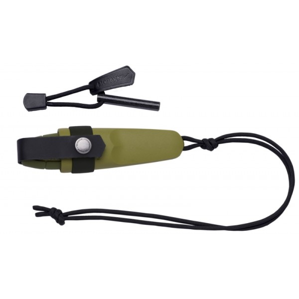 Nůž outdoorový s pevnou čepelí MORAKNIV Eldris Neck Knife Kit Stainless Steel - zelený