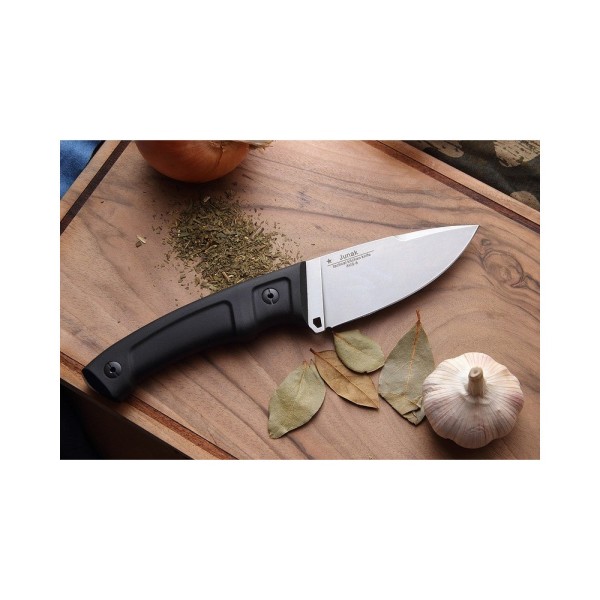 Nůž kuchyňský s pevnou čepelí taktický MR.BLADE Junak - černý
