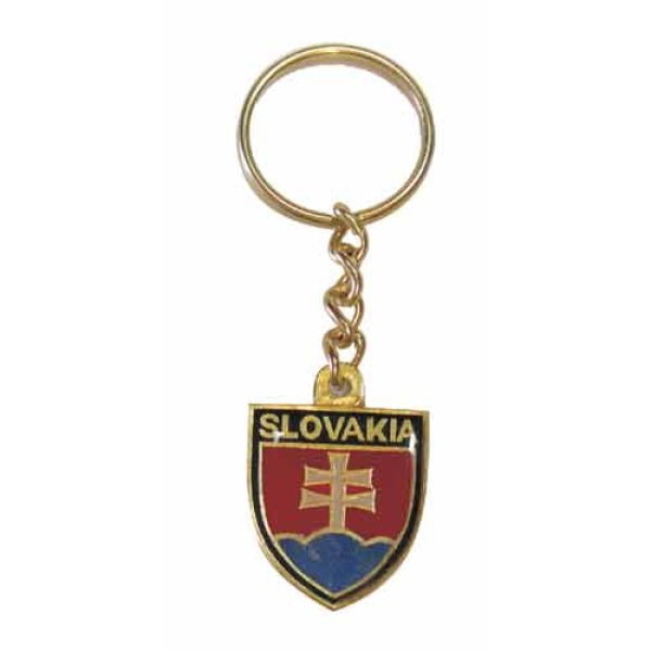 Přívěsek na klíče SVK malý - černo/zlatý