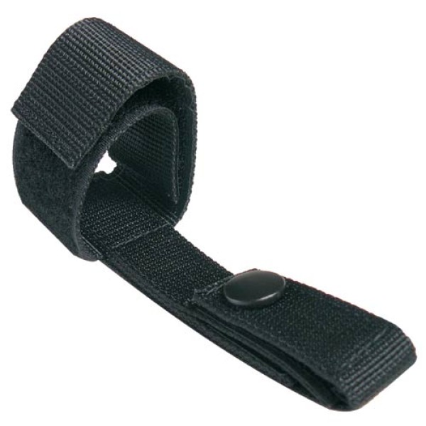 Očko na obušek "suchý zip" - černé