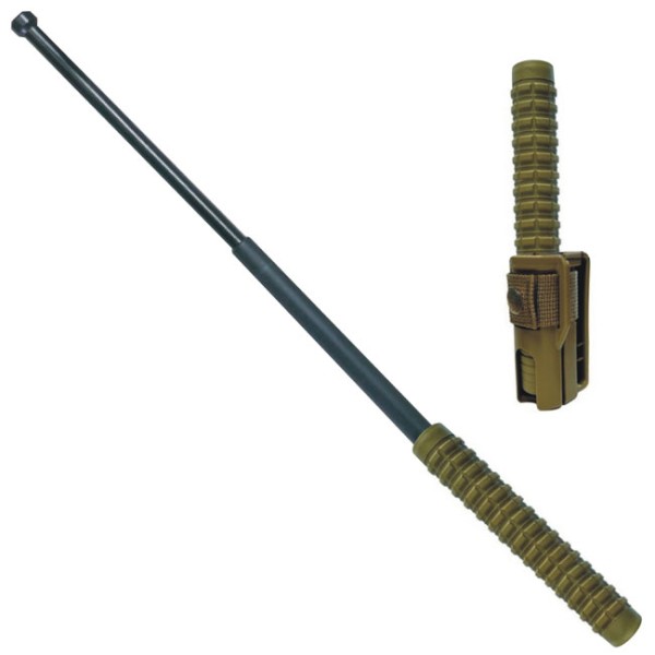 Teleskopický obušek ESP 21 palců (53 cm) kalený - olivově zelený