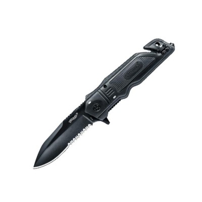 Nůž zavírací taktický WALTHER Emergency Rescue Knife - černý