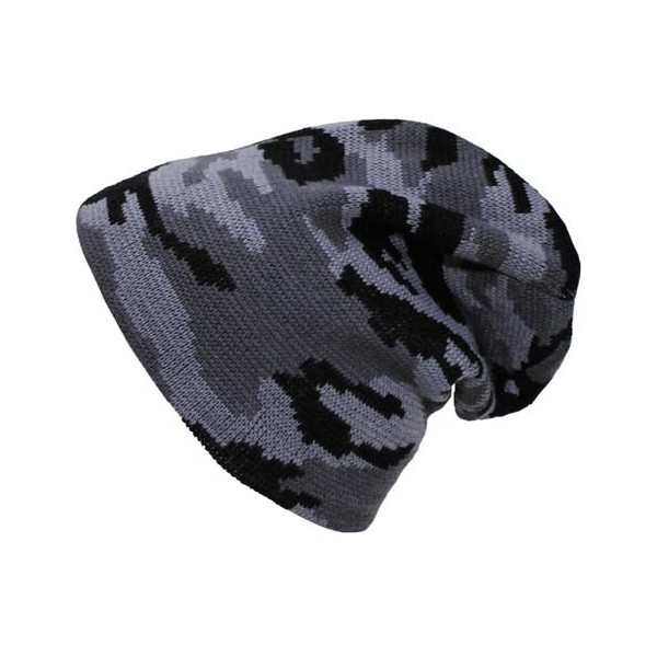 Čepice pletená Beanie MFH 10931U jemná - camo