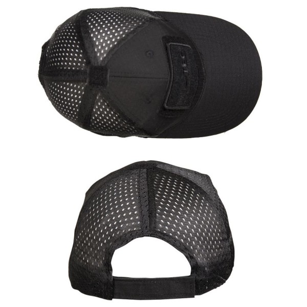 Kšiltovka MIL-TEC Net Baseball Cap - černá