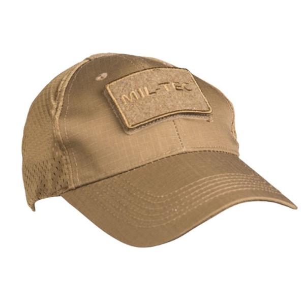 Kšiltovka MIL-TEC Net Baseball Cap - coyote