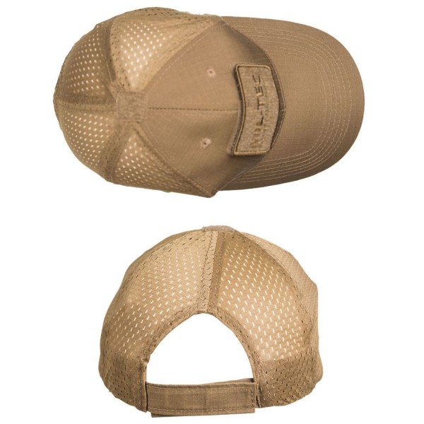 Kšiltovka MIL-TEC Net Baseball Cap - coyote