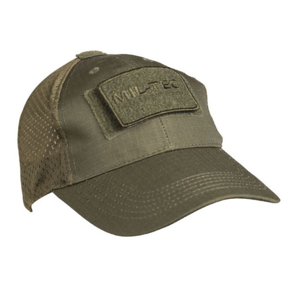 Kšiltovka MIL-TEC Net Baseball Cap - olivová