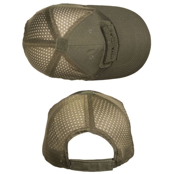 Kšiltovka MIL-TEC Net Baseball Cap - olivová